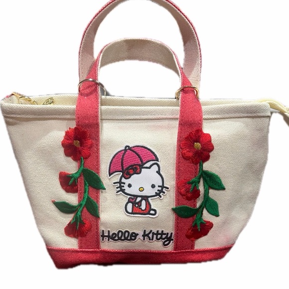 Mini Custom-Made Hello Kitty Canvas Tote Bag - Picture 2 of 9
